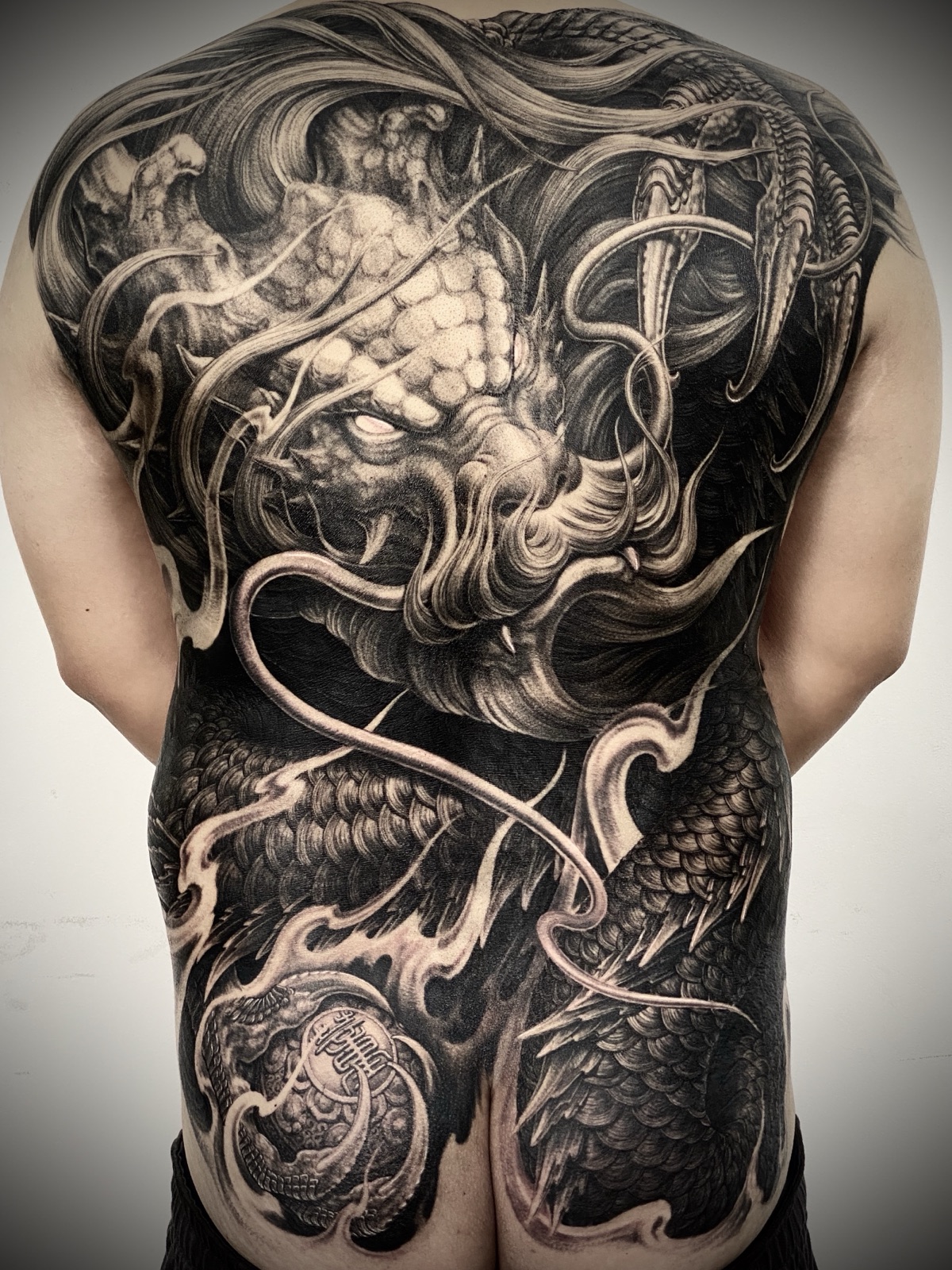Back piece tattoo
